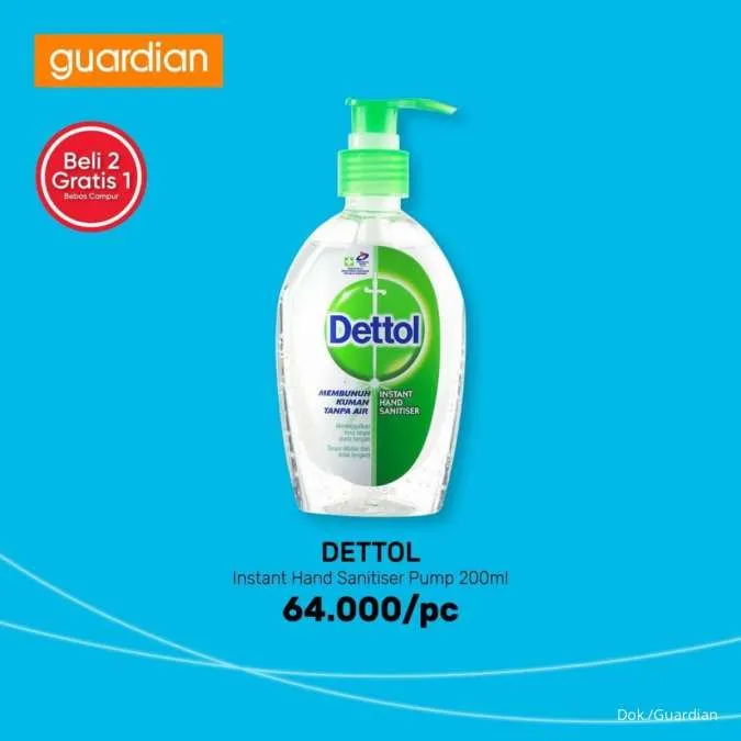 Promo Guardian Beli 2 Gratis 1 Periode s/d 25 Mei 2022