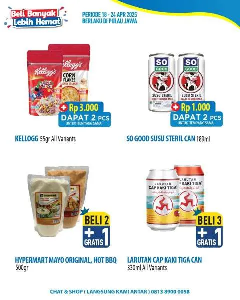 Promo Hypermart Beli Banyak Lebih Hemat Periode 18-24 April 2025