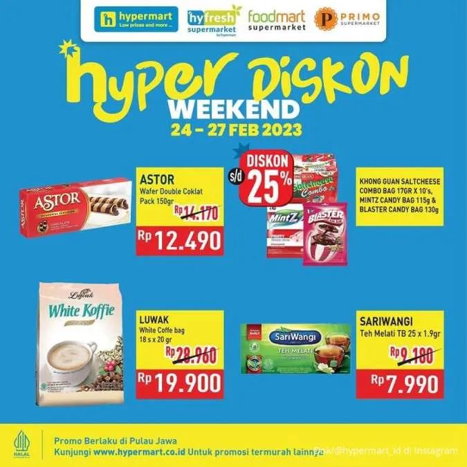 Promo JSM Hypermart 24-27 Februari 2023, Hyper Diskon Weekend