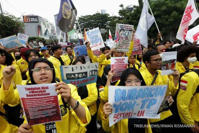 BEM UI Layangkan 5 Tuntutan dalam Aksi #IndonesiaSadar di Bundaran HI Hari Ini