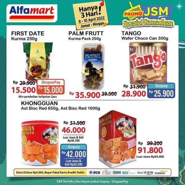 Promo JSM Alfamart Spesial Ramadhan Mulai 8-10 April 2022