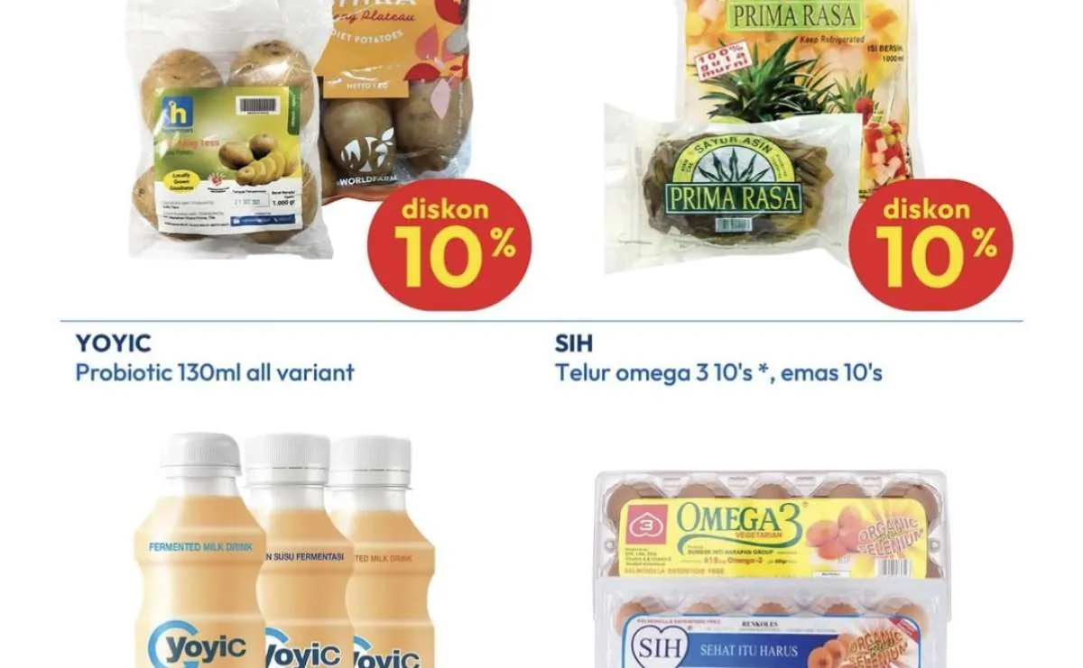 Promo Hypermart Dua Mingguan 23 Oktober-5 November 2025, Telur Omega Diskon 10%