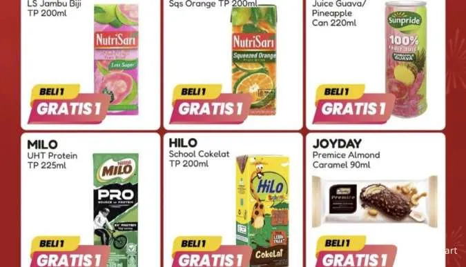 Promo 8.8 Alfamart Periode 8 Agustus 2025, Beli 1 Gratis 1 Cokelat sampai Es Krim