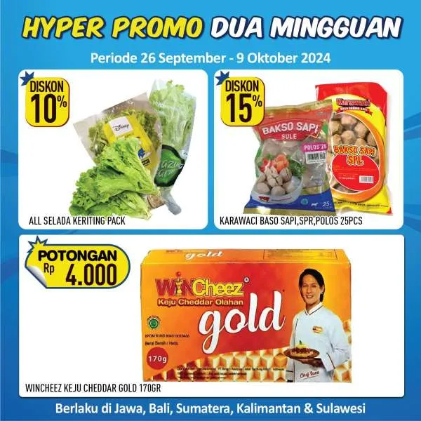 Promo Hypermart Dua Mingguan Periode 26 September-9 Oktober 2024