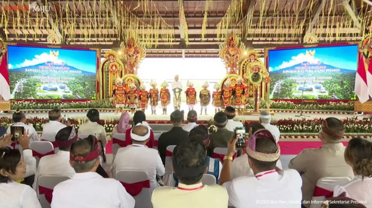 Proyek Penataan Pura Agung Besakih Bali Senilai Rp 378 Miliar Telah Rampung