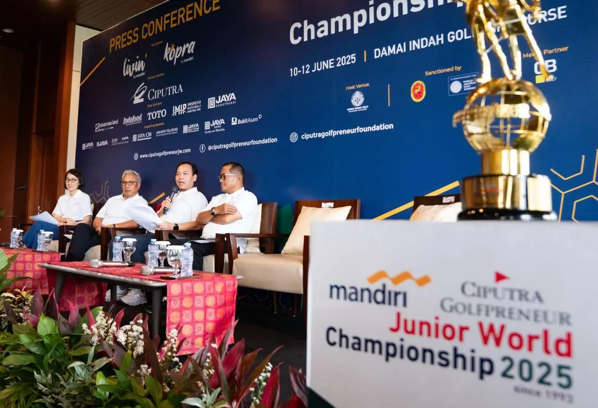 Turnamen Golf Junior Dunia Digelar, Bank Mandiri Dorong Bakat Muda Indonesia
