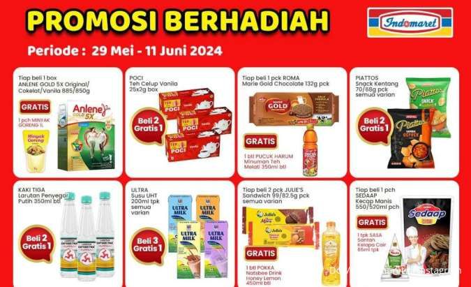 Promo Berhadiah Indomaret 11 Juni 2024, Pringles Gratis Pucuk Harum Berakhir Hari Ini