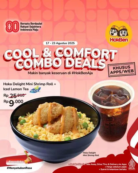 Promo HokBen Cool & Comfort Combo Deals Agustus 2025