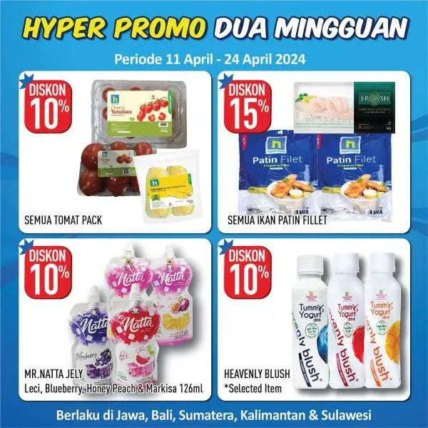 Promo Hypermart Dua Mingguan Periode 11-24 April 2024