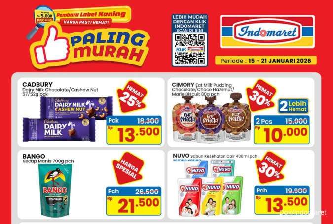 Promo Indomaret 15-21 Januari 2026, Kecap & Sabun Spesial Paling Murah