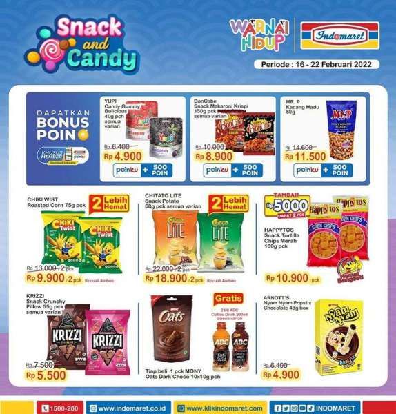 Promo Indomaret Super Hemat Mingguan Terbaru 16-22 Februari 2022