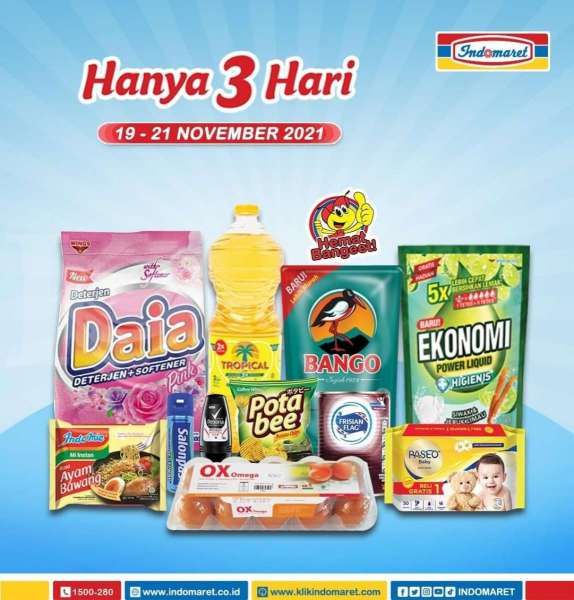 Katalog Promo Indomaret Hanya 3 Hari Periode 19-21 November 2021