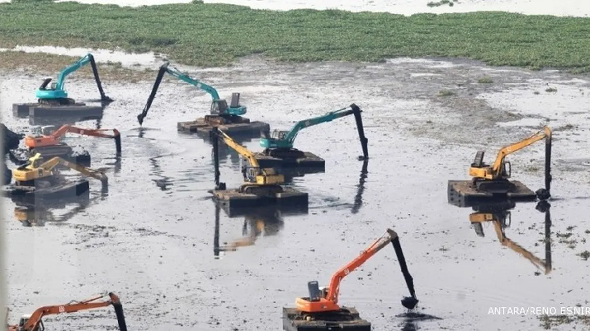 Bulan ini, waduk Jatibarang siap diairi