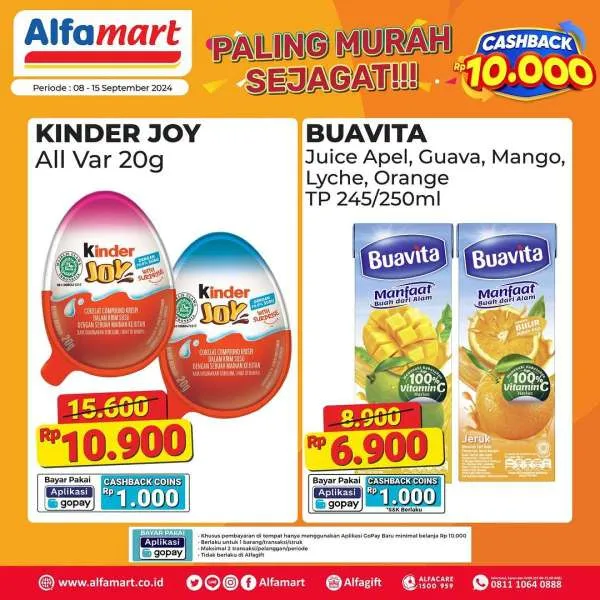 Promo Alfamart Paling Murah Sejagat Periode 8-15 September 2024