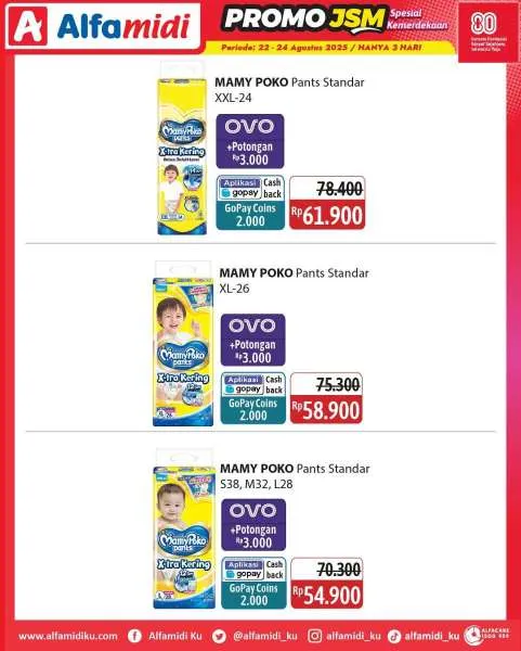 Promo JSM Alfamidi Periode 22-24 Agustus 2025