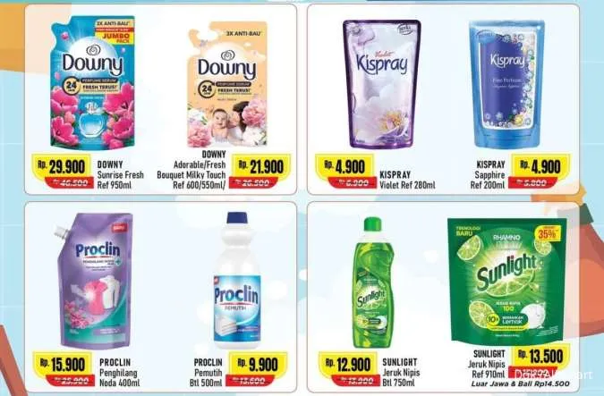 Promo Alfamart Home Care Fair hingga 15 September, Sunlight-Downy Diskon hingga 49%