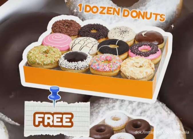 Siap-Siap! Promo J.CO 4EVER 24-28 November 2025, Beli 1 Lusin Donuts Gratis 1/2 Lusin