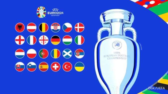 Komplit, Ini Dia 24 Negara Peserta EURO 2024 dan Pembagian Grup