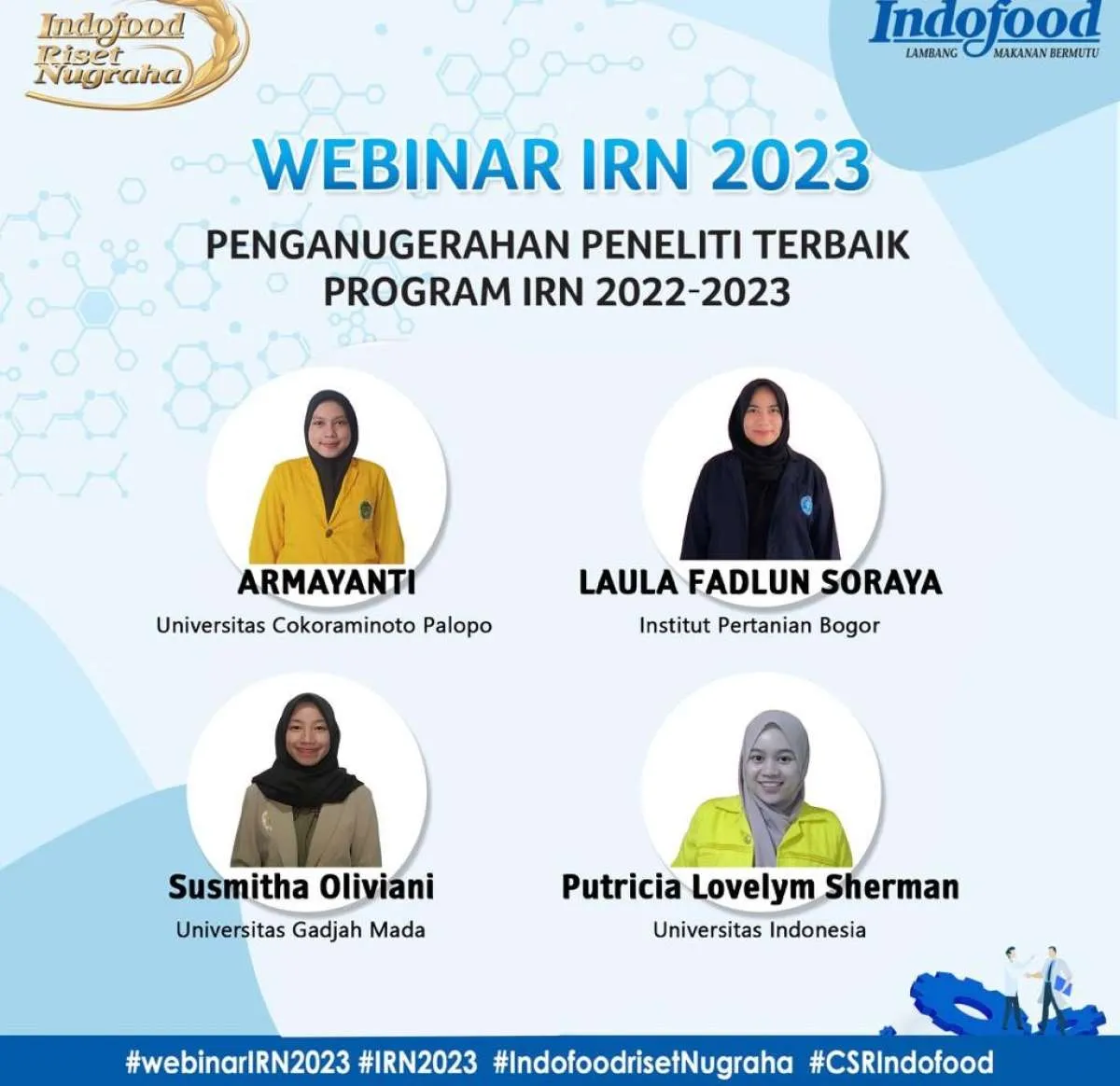 Indofood Berikan Dana Riset kepada 70 Mahasiswa Terpilih