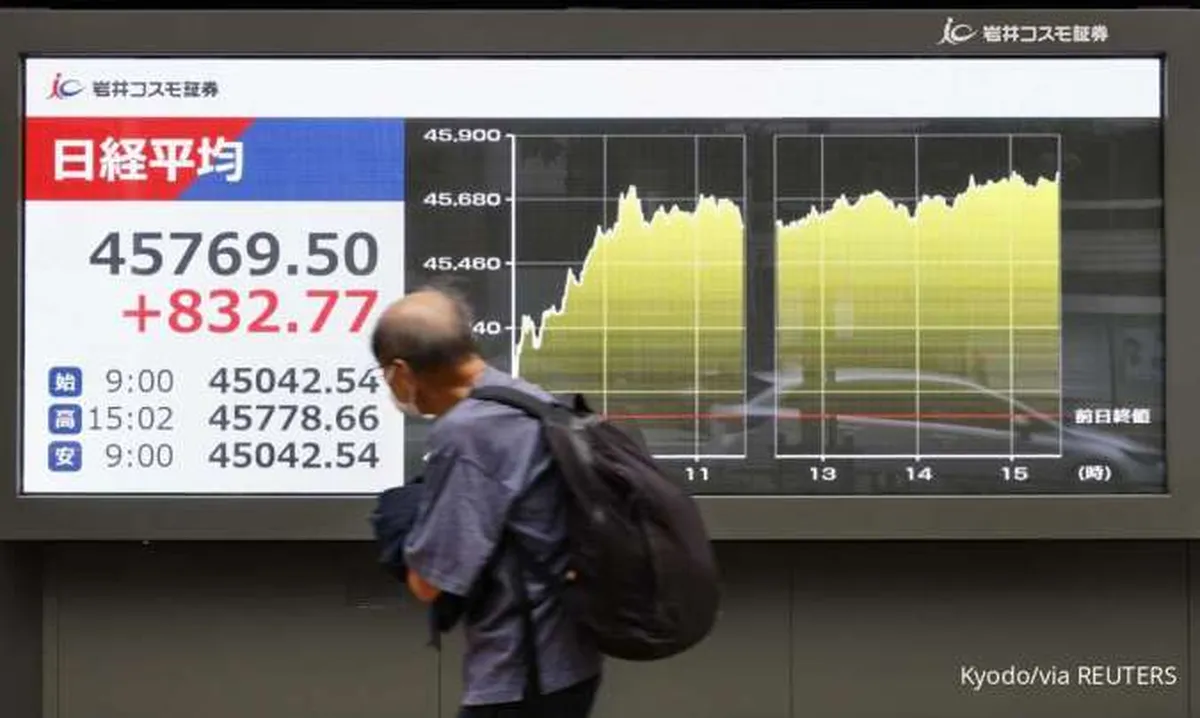Bursa Asia Bervariasi di Pagi Ini (14/1), Indeks Nikkei Jepang Kembali Cetak Rekor