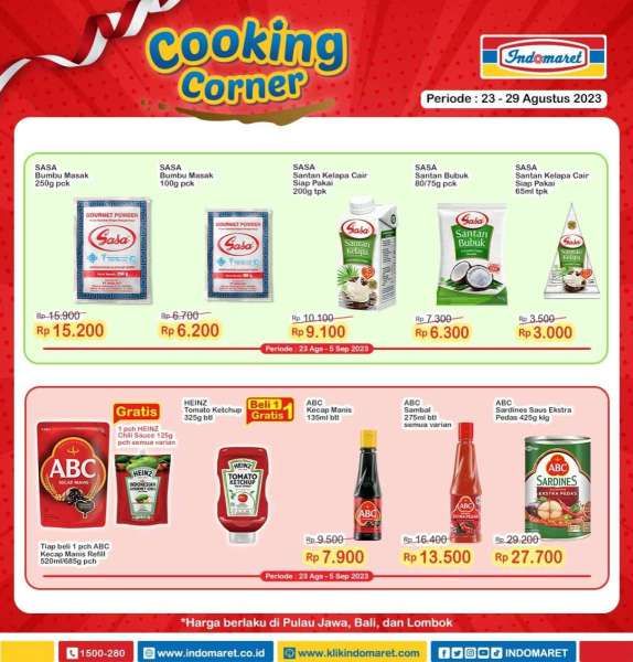 Katalog Harga Promo Indomaret Super Hemat 23-29 Agustus 2023, Promo Akhir Bulan