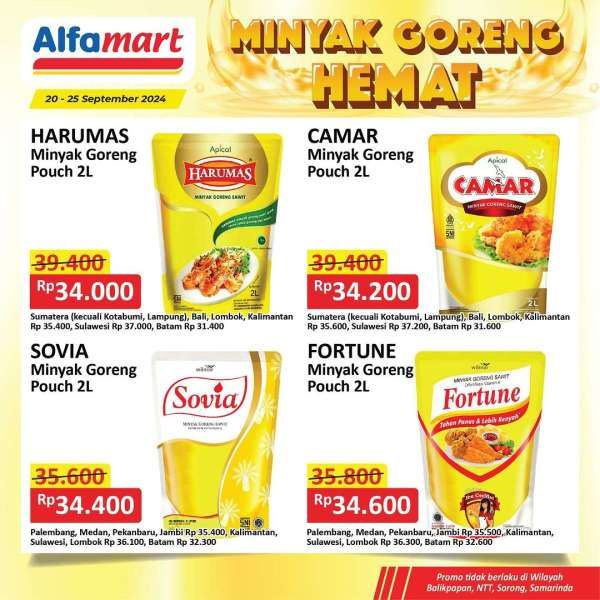 Promo Minyak Goreng Hemat di Alfamart 20-25 September 2024