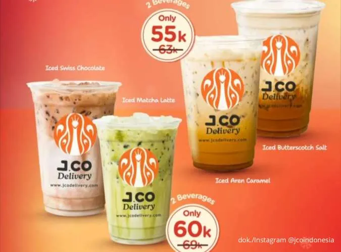 Hari Terakhir Promo J.CO Delivery Deals, Bundling Minuman Favorit Mulai Rp 55K