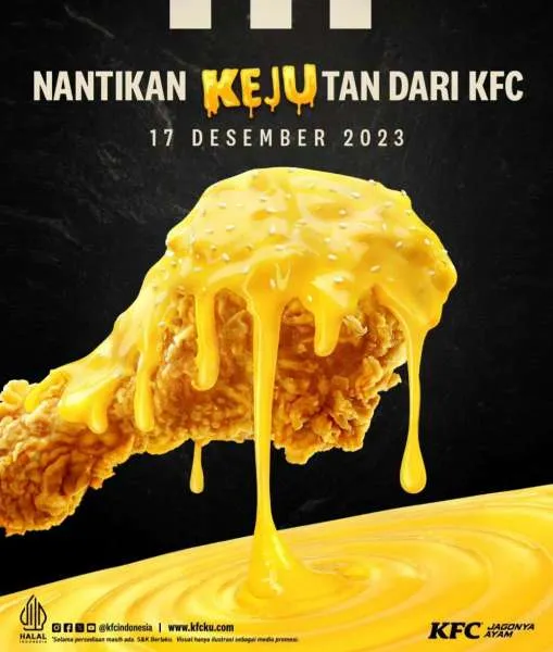 Golden Chicken KFC berlumur keju