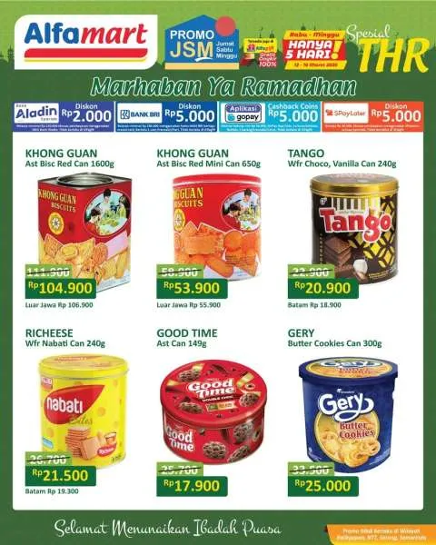 Promo JSM Alfamart Spesial THR Hanya 5 Hari Periode 12-16 Maret 2025