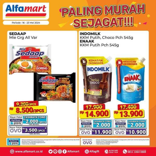 Promo Alfamart Paling Murah 16-23 Mei 2024