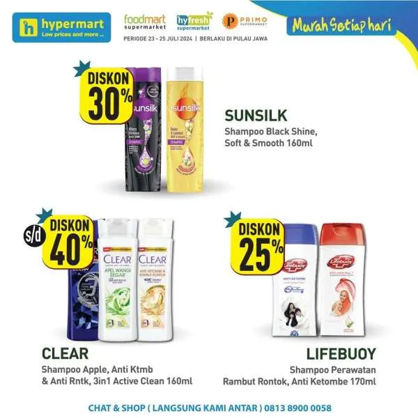 Promo Hypermart Hyper Diskon Weekday Periode 23-25 Juli 2024