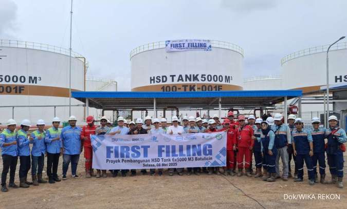 WIKA Rekon Laksanakan First Filling Proyek HSD B40 di Kalsel