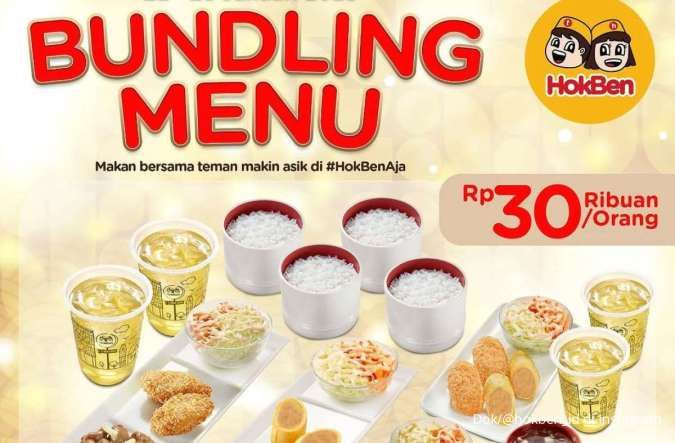 Promo HokBen Minggu 26 Januari 2025, Hari Terakhir Makan Hemat Berdua atau Berempat 