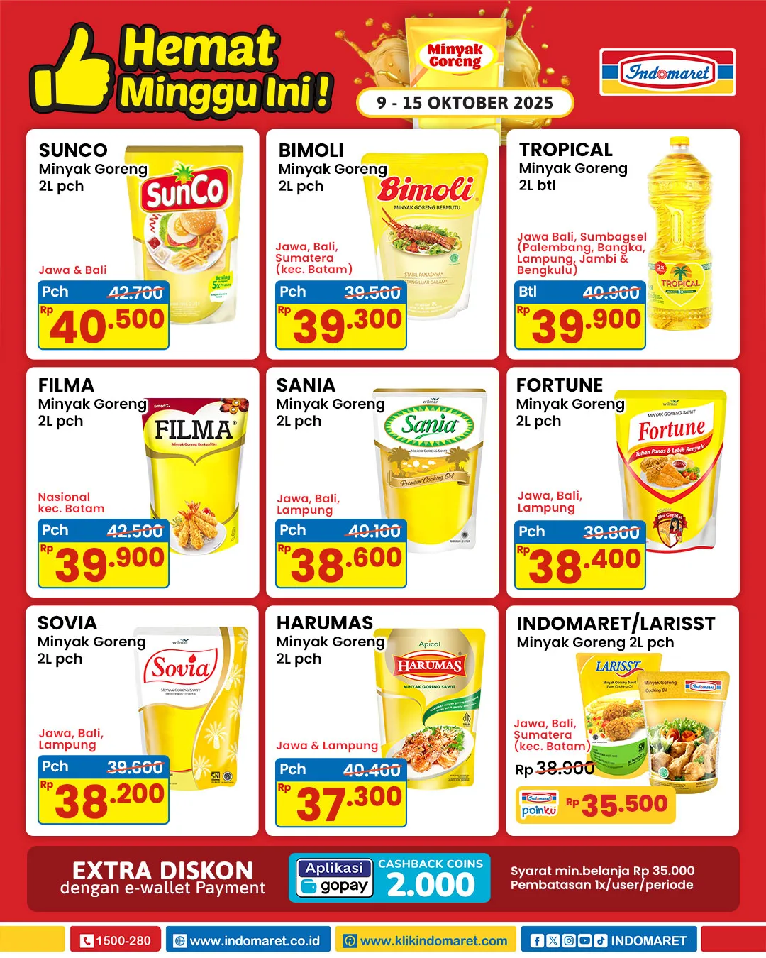 Promo Minyak Goreng Indomaret Periode 9-15 Oktober 2025