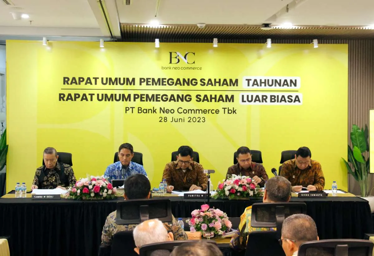 Bank Neo Commerce Selenggarakan RUPS Tahunan & Luar Biasa, Aditya Winjarwo Pjs Dirut