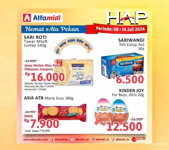 Promo Alfamidi Hemat Satu Pekan Periode 8-14 Juli 2024