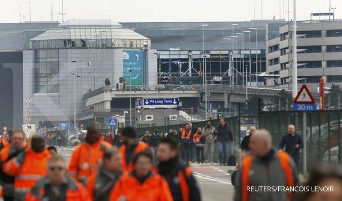 13 orang tewas akibat bom di bandara Brussel