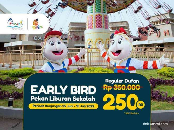 Promo Ancol Early Bird Tiket Dufan Liburan Sekolah Hanya Rp250.000 Sampai 19 Juni