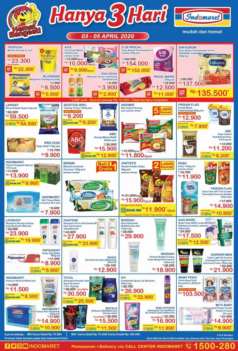 Promo Indomaret Hanya 3 Hari teranyar, 3-5 April 2020!