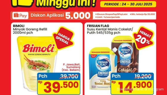 Promo Minyak Goreng Weekend Terbaru Juli 2025, Ada Bimoli Harga Spesial
