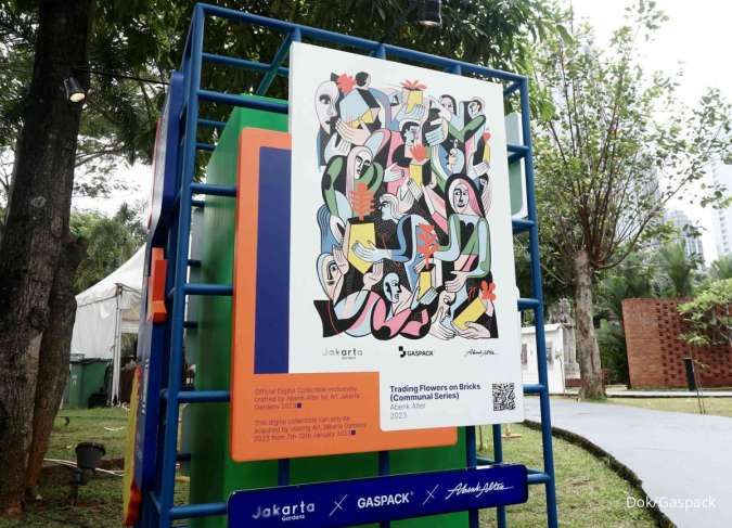 Gaspack Hadirkan NFT Art Jakarta Gardens 2023