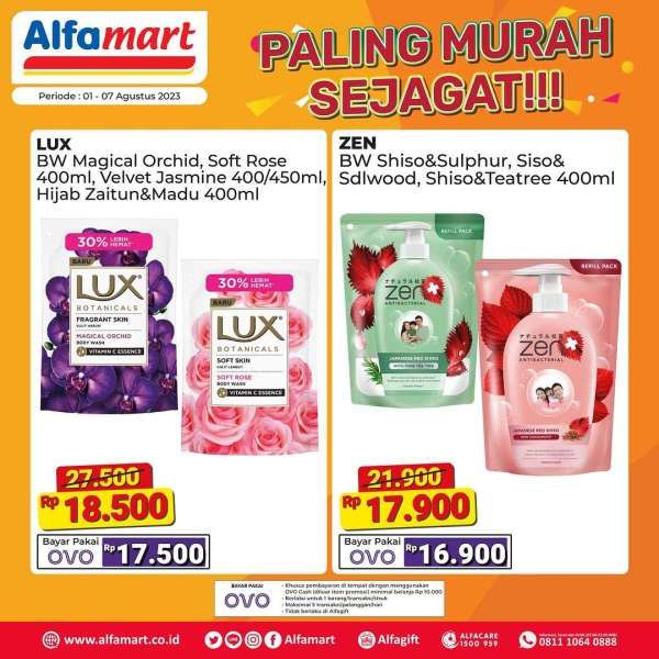 Katalog Harga Promo Alfamart Terbaru 1-7 Agustus 2023