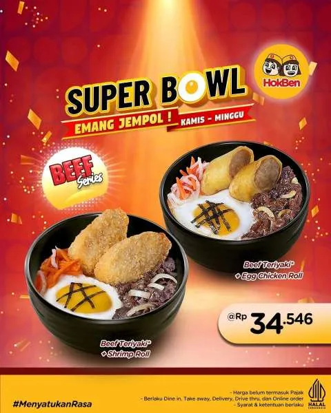 Promo Hokben Super Bowl Beef Series