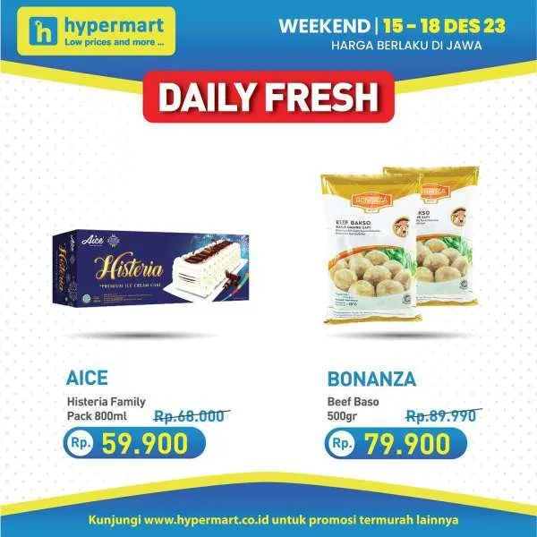 Promo JSM Hypermart Hyper Diskon Weekend Periode 15-18 Desember 2023