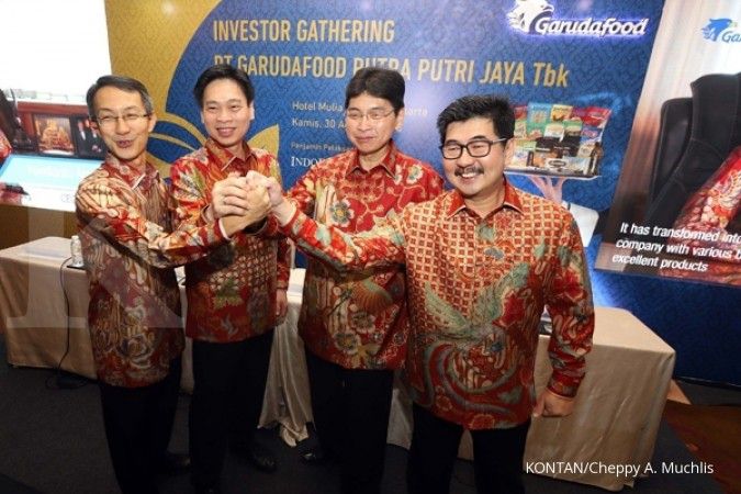 Pertengahan Oktober, Garudafood lepas 10,34% saham IPO