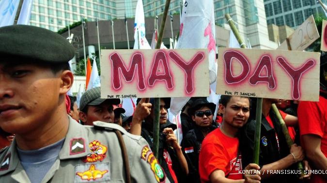 SBY senang peringatan Hari Buruh berjalan lancar