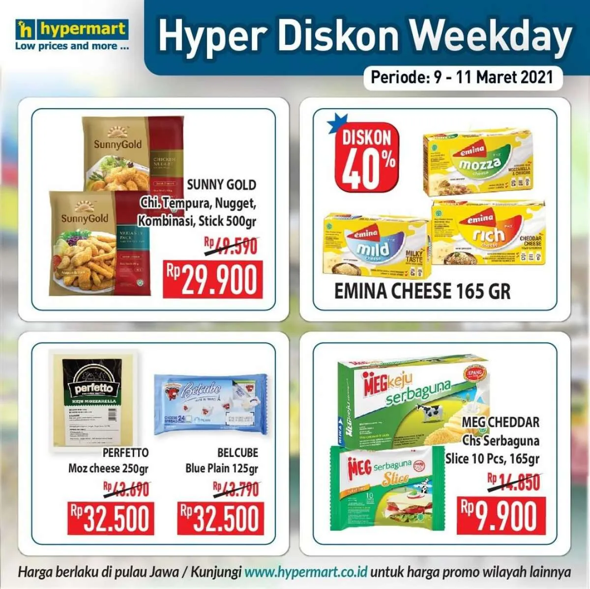 Ada penawaran Hyper Diskon di promo Hypermart hari ini 11 Maret 2021!