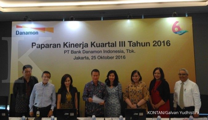 September 2016, Danamon catatkan kenaikan laba 33%