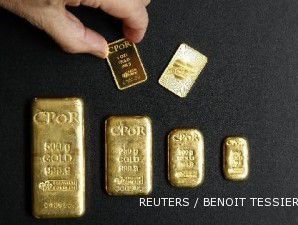 Harga emas tertekan, tersengat faktor Yunani