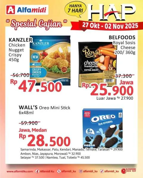 Promo Alfamidi Hemat Satu Pekan Periode 27 Oktober-2 November 2025